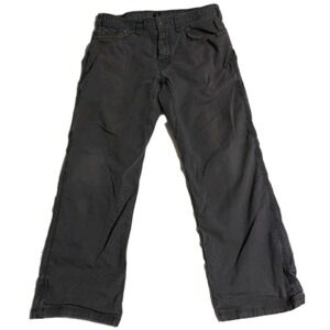 prAna Mens 34x30 Black Stretch Organic Cotton Outdoor Utility Pants